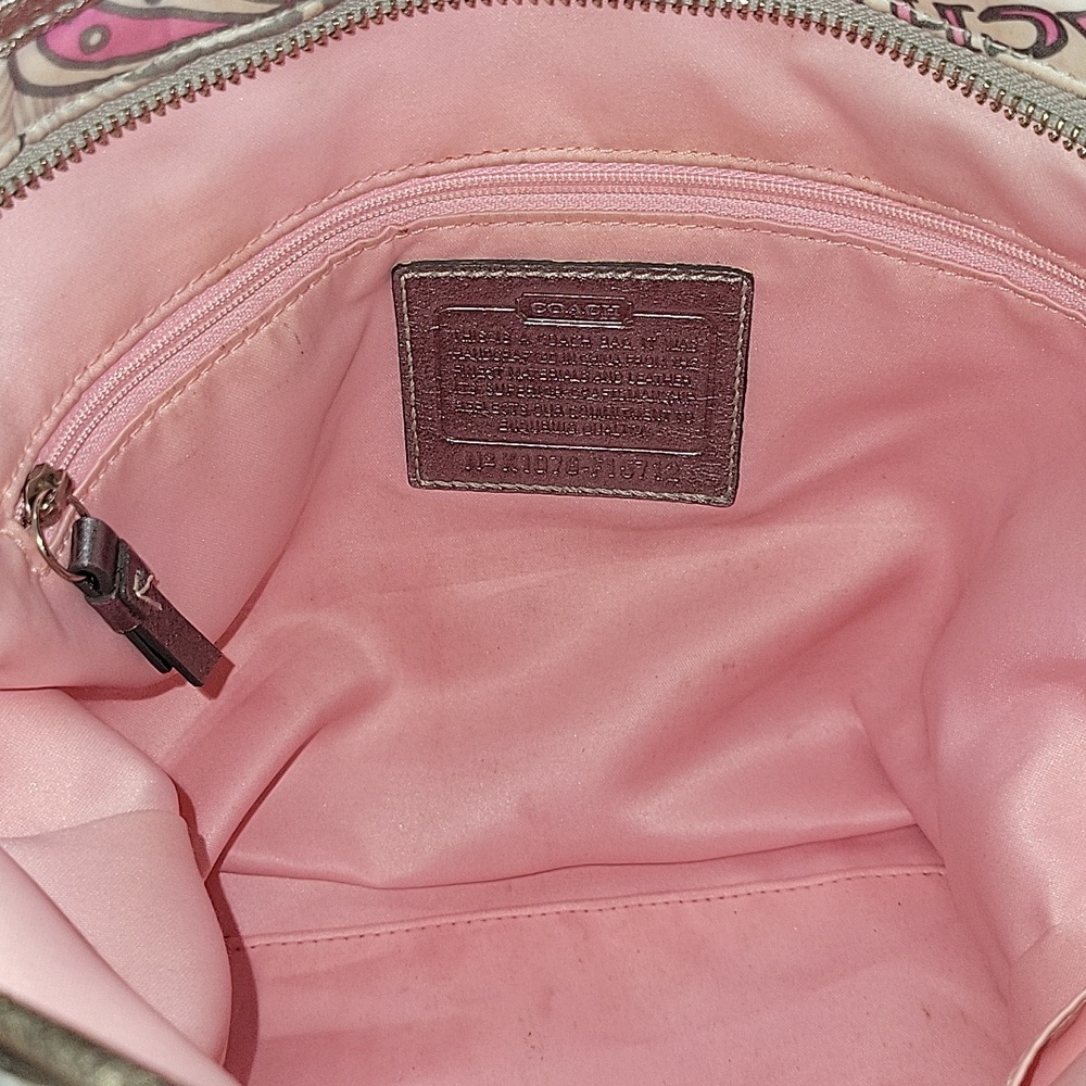 Coach Poppy Y2K Bandana Butterfly Tote Bag F15712 - Picture 14 of 16